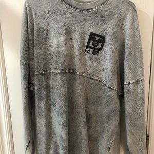 Women’s Grey Disney World Long Sleeve T-Shirt.